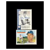 Don Larsen signed baseball cards