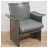 Tito Agnoli for Mateo Grassi leather arm chair