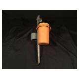 Vintage gravesite flower urn