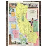 Large vintage "Marked Historical Sites of