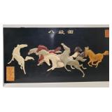 Chinese composite wall plaque as is