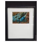 Signed Lisa Sisneros acrylic abstract "The Force