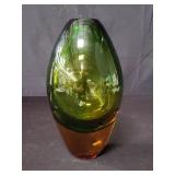 Murano style glass vase