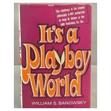 Vintage Hugh Hefner-signed book, "It
