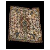 Vintage embroidered tapestry