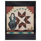 Group of Navajo sand art