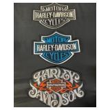 Group of Harley Davidson patches