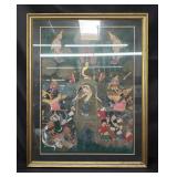 Thai painting on fabric