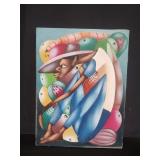 Signed C. Antonio oil painting on canvas