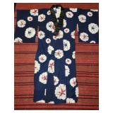 Vintage Japanese full length handmade kimono