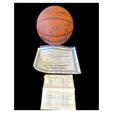 2001 L.A. Lakers signed team ball