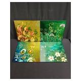 Bundle of painting on metal