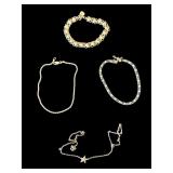 Lot of silver bracelets