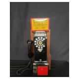 Vintage metal payphone