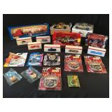 Collectible cars, toys new in packaging