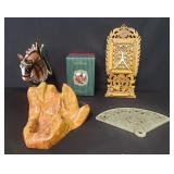 Box of miscellaneous Christmas ornament