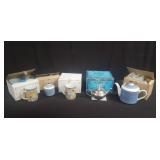 Tea service sets and mugs