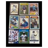 Lot of Andre Dawson signed baseball cards