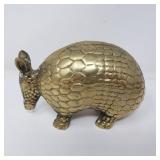 Vintage brass armadillo figurine
