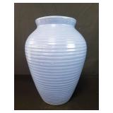 Vintage blue pottery vase