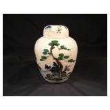 Vintage Japanese porcelain ginger jar