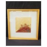 Pencil signed acrylic painting "Rebirth"