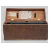 C.L. Berger & Sons, Inc. telescope in wood case