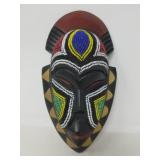 Novica collection African beaded hand carved mask