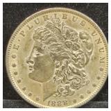 1888 Morgan Silver Dollar Coin.