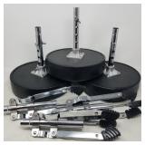 Group of three drum thrones