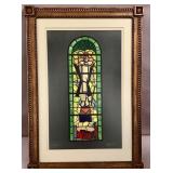1953/54 Braque lithograph, "Stained Glass
