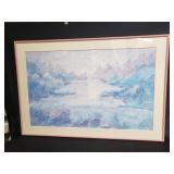 Big Moose Moon print