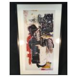 Frank Sinatra framed lithograph