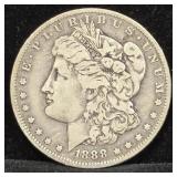 1888-O Morgan Silver Dollar Coin.