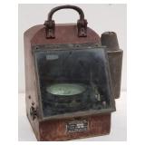 Vintage Asian navy lifeboat binnacle and compass