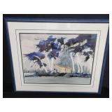 Signed watercolor on paper