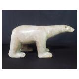 Vintage terracotta polar bear