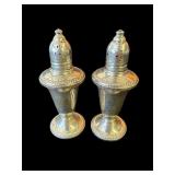 Sterling silver salt & pepper shakers