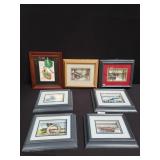 Group of 3D art box lot