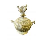 Vintage bronze inkwell