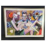 Signed A. Stone acrylic on paper