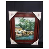 Signed oil painting on canvas