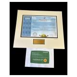 DreamWorks animation SKG stock certificate