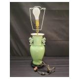 Asian celadon table lamp