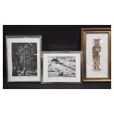 Bundle of signed prints and lithographs