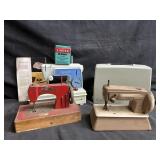 Lot of vintage sewing machines