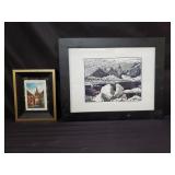 Group of lithographs and etchings