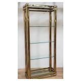 Mastercraft-style mid-century 5-tier brass etagere