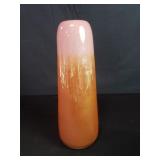 Hand blown glass vase