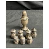 Lot of sterling silver salt & pepper shakers